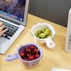 Multifunctional Double-Layer Drainage Basket Vegetable Washing Basin Draining Bowl Kitchen Sink Drain Basket with handle