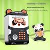 Children's Cartoon Panda Piggy Bank with Fingerprint Recognition & Password Unlock for Deposits and Withdrawals.