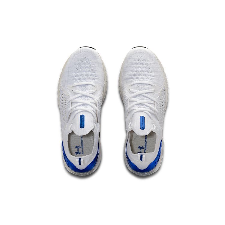Under Armour HOVR Phantom RN Metallic Comfortable Sports Shock Absorption Low-Top Lifestyle Shoes Men Sneaker White Blue 3025351-100