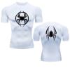 Men's Compression Shirt Fitness Sport Running Tight Gym TShirts Athletic Workout Quick Dry Tops Tee Summer Sweat Absorbing Tight Fit