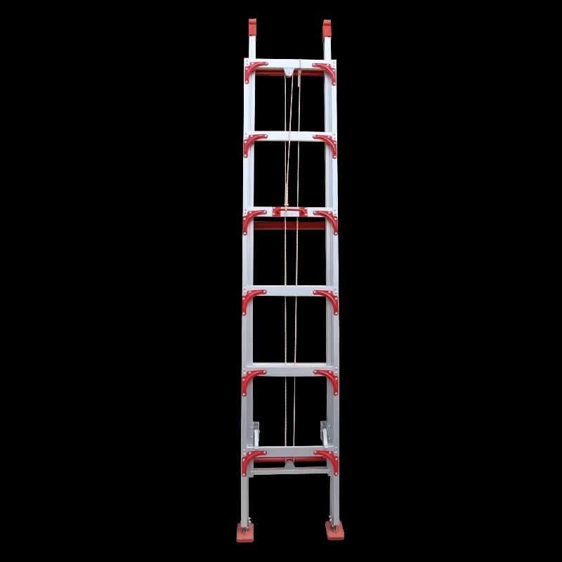 Nai Duo 4-8m Aluminum Telescopic Straight Ladder