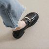 Low Heel Elegant Loafers Ladies Pumps Round Toe Women's Shoes Pearl Stylish on Sale Summer 2025 Spring Slip Luxury Brand Dress