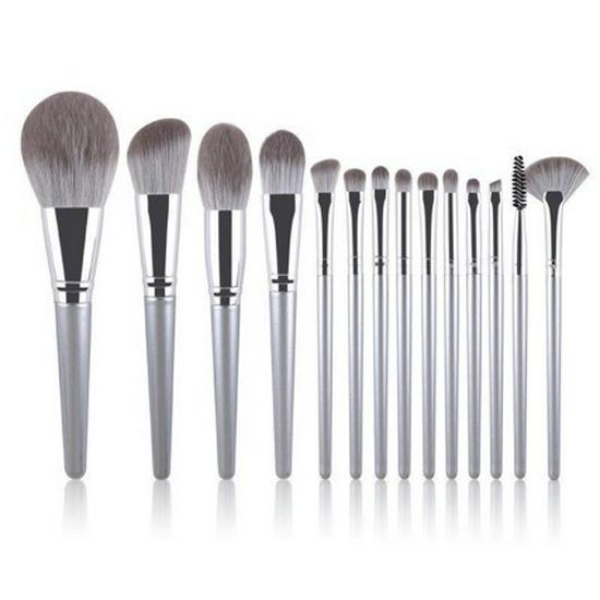 14-Piece First Sight Makeup Brush Set: Soft Bristle Eyeshadow, Blush, and Contour Brushes - Complete Beauty Tool Kit
