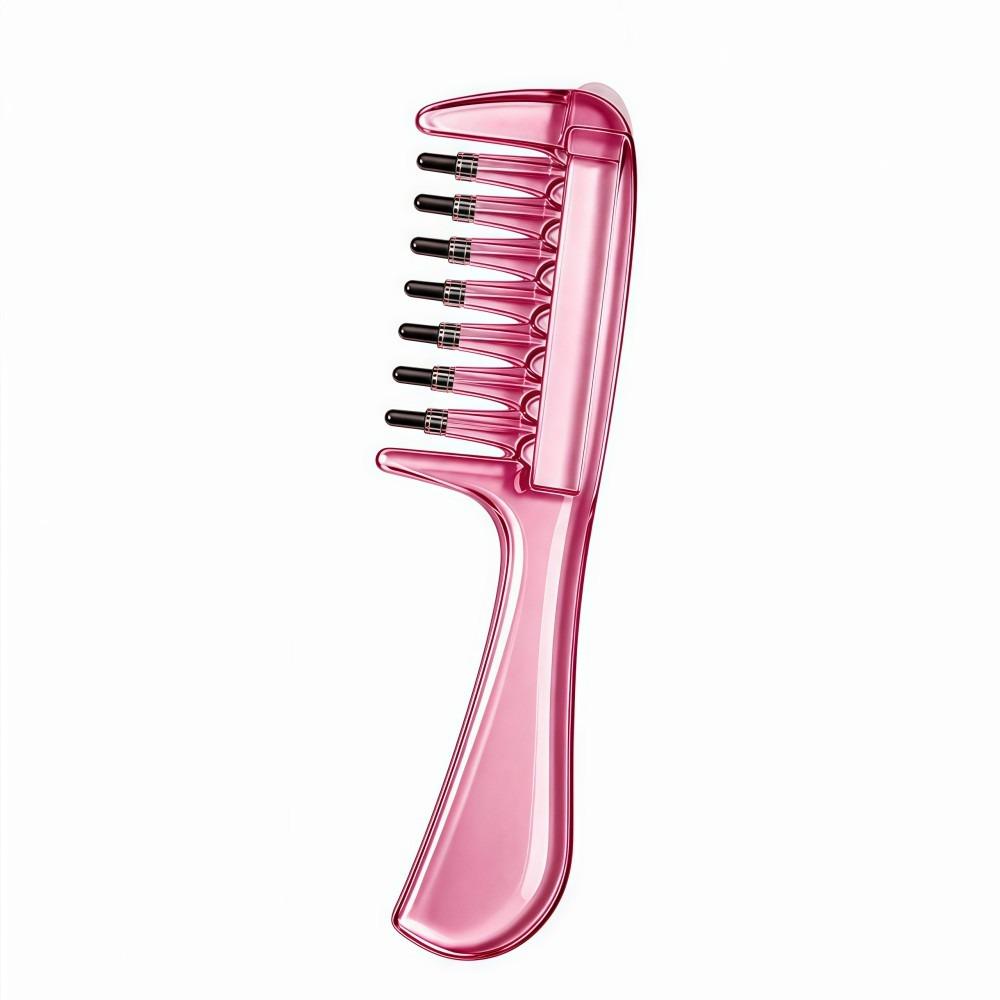 Transparent Scalp Liquid Applicator Comb Liquid Guiding Scalp Massager Comb Unisex