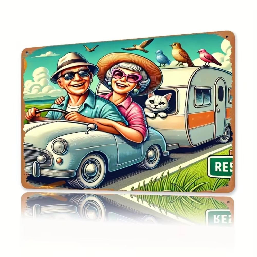 Tin Sign Metal Wall Art RV Kitchen Bar Garage Decor Man Cave Gift Home