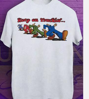 Keep On Truckin T-shirts Vintage T-shirts BLANCS