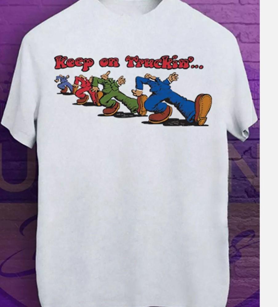 

Keep On Truckin Vintage T Shirts WHITE T-Shirts XL