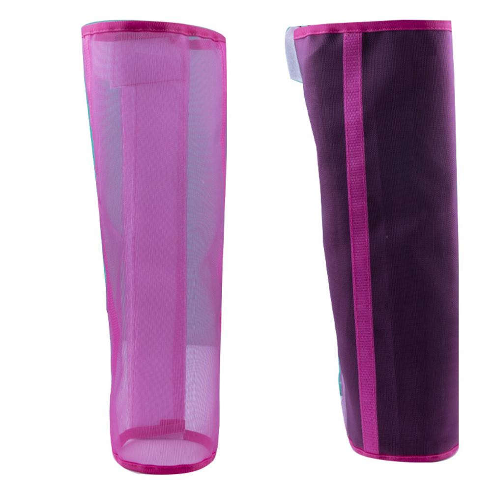 Loose-Fitting Horse Fly Leggings Mesh Breathable Tear-Resistant Leg Guards Stay-on Fly Boots Horse Leg Wraps Set Of 4