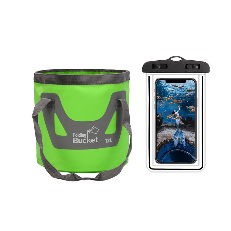 Portable Folding Waterproof Travel Fishing Bucket Bag