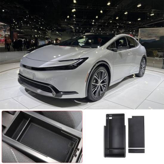 Storage Box Center Console Organizer Armrest Tray For Toyota Prius -2024