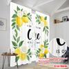 2 Stück 2D Flachdruck Fensterbehandlung Vorhänge Kleiner Zitrone Baby Polyester Ohne Strom Saisonal Party & Feiertag