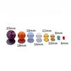 100-200Pcs Colorful Round Imitation Natural Stone Bead Loose Spacer Bead For DIY Necklace Bracelet Jewelry Making Supplies