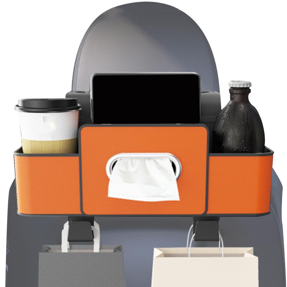 Seat Organizer For Backseat Auto Behind Seat Bottle Storage Bag Car Storage Organization With Cup Holder For Truck SUV