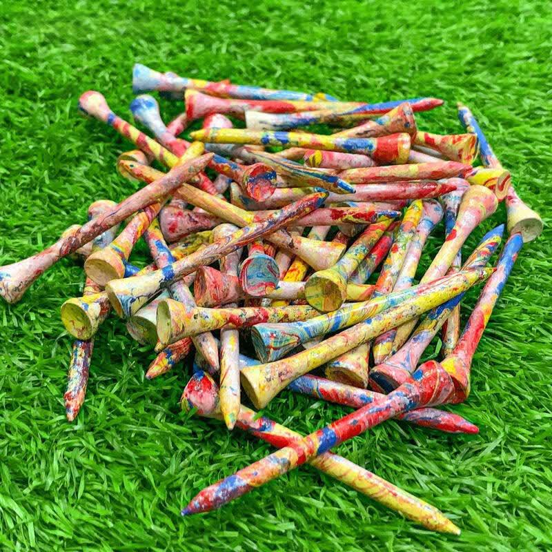 Feng Yi 70mm Wooden Golf Tees (100 Count)