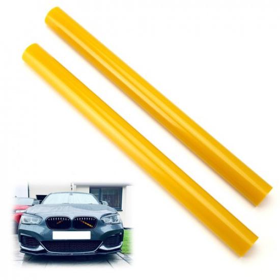 2PCS For BMW 1/2/3/4 Series F20 F30 Car Front V Brace Grill Trim Strips Cover