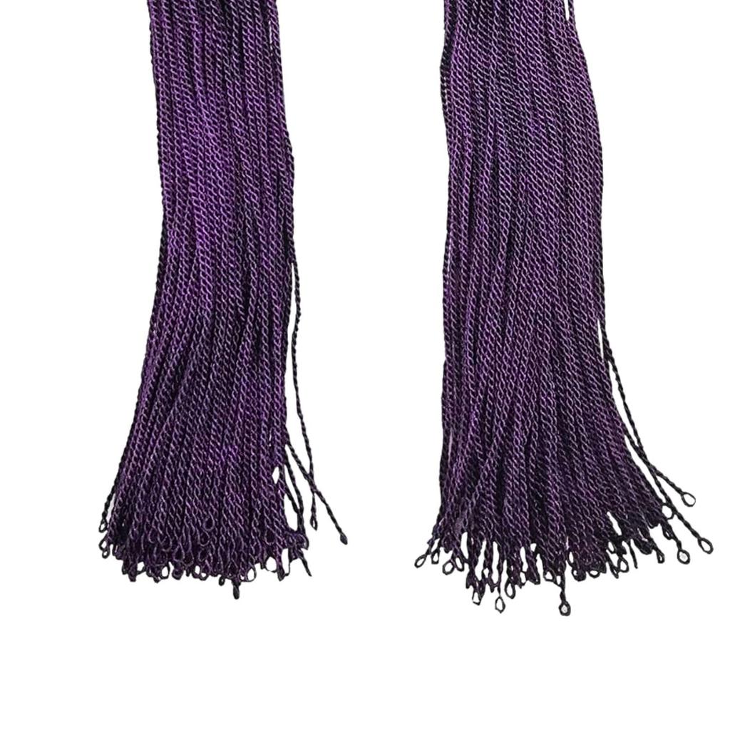 Fukui Metal Crafts Sino de Vento Roxo uma peça decorativa para realçar pergaminhos suspensos F-0282,