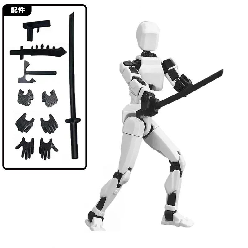 2PCS 13 Joints Figure Articulate Movable Dummy Doll Diy Assembly Toy 3D Printed Action Figure Stop Motion Animation Dummy