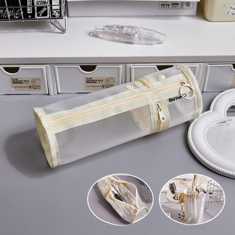 Pouzdro na tužky specifické pro zkoušky Vysoce hodnotné válcové pouzdro na tužky Studentské Velkokapacitní Průhledné Úložné Pouzdro na tužky