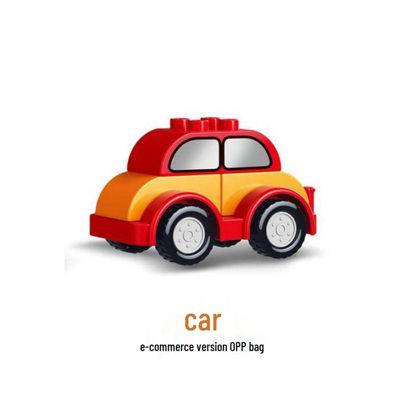 Compatible with LEGO Duplo: Versatile Engineering Cars & Creative Building Blocks - Educational Toy for Kids