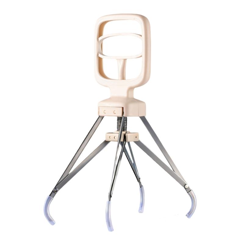 

4 Prongs Nonslip Plate Holders Durable ABS And Nonrust Steel BBQ Serving Tongs For Secure Grip On Hot Dishes белый