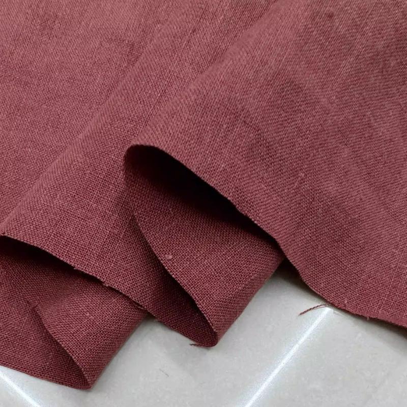Linen and Ramie Hanfu Fabric for Sewing Cloth 100% Natural Yarn-dyed Dresses Robe Thin DIY Handmade Designer High Quality