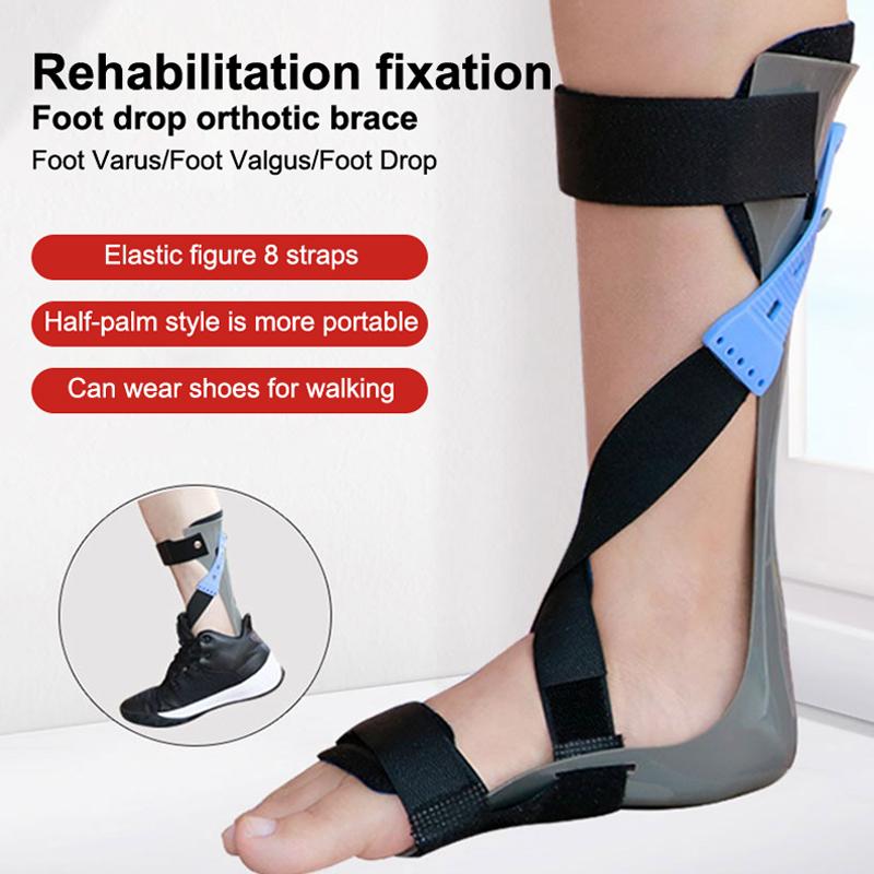 Foot Drop Orthotics Ankle Orthosis Adjustable Elasticity Valgus Orthotics Stroke Hemiplegia Rehabilitation Shoes Foot Supports