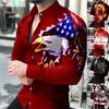 Moda Masculina Europea y Americana de Nuevo Estilo 2026 Camisas de Manga Larga con Estampado de Animales, Tops Casuales para Hombre.