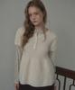 OURNOSTALGIA Dolly Wool Puff Half Knit_Ivory(Ocb6Kn09)