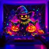 Halloween Magic Tapestry Pumpkin Living Room Party Theme Homestay Festive Atmosphere Room Decor