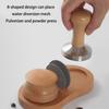 Universal 51/53/58mm Wood Coffee Tamper Holder Wooden Espresso Tamper Mat Stand Coffe Tamper Station Wooden Storage Base