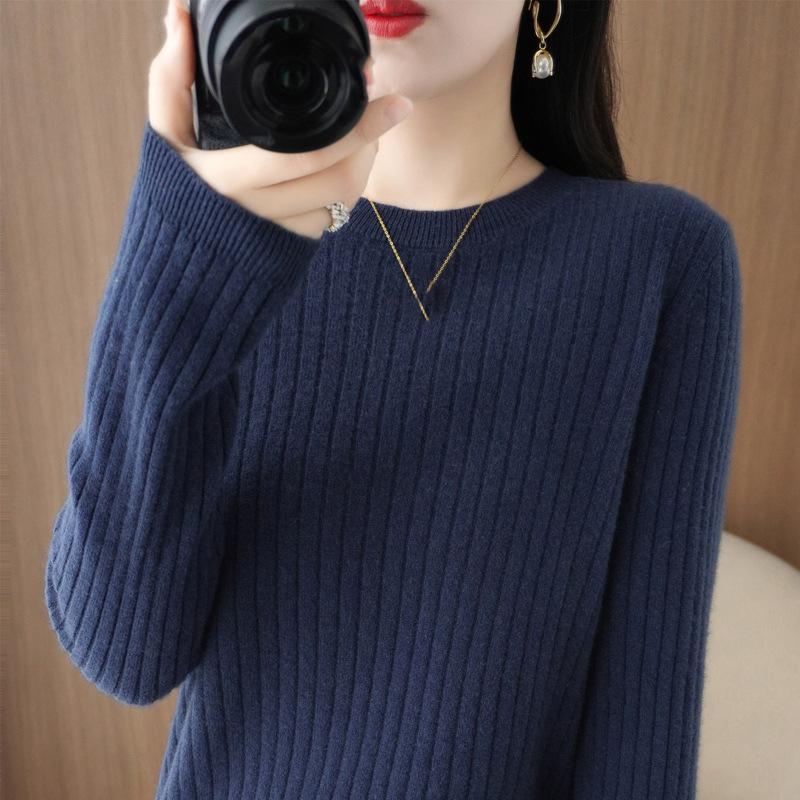 Women Sweaters Autumn Winter Long Sleeve Pullovers O Neck Warm Pullover Korean Fashion Bottoming Shirts Loose Jumper