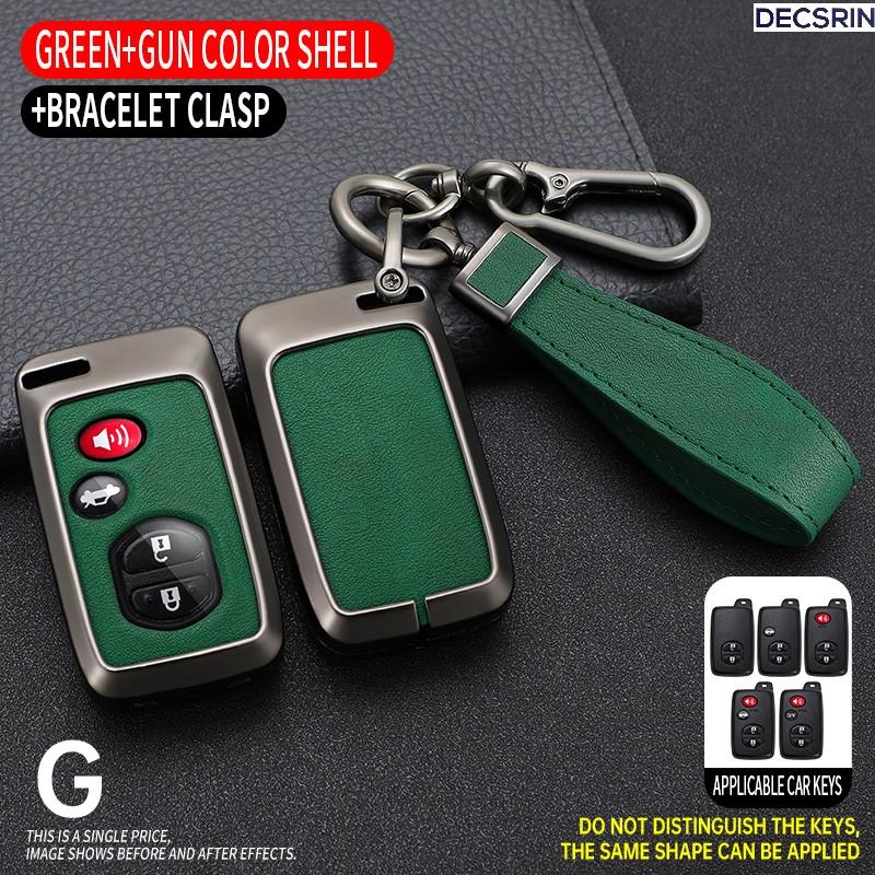 2/3/4 Tasten Autoschlüsselhülle Abdeckung Halter Schale Schlüsselanhänger Für Toyota Prius 30 Alpha Aqua Land Cruiser Auris für Lexus LC 200 Zubehör