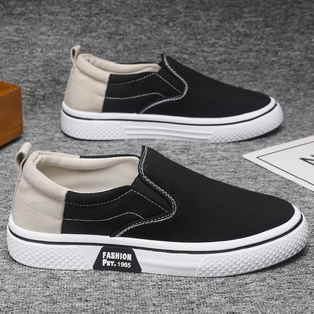 New Fashion Men's Canvas Shoes Lightweight Breathable Non-Slip Student Casual Sneakers