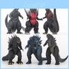 6 stuks Prachtige Godzilla Monsters Filmkarakter Actiefiguur Poppenset Voor Fans