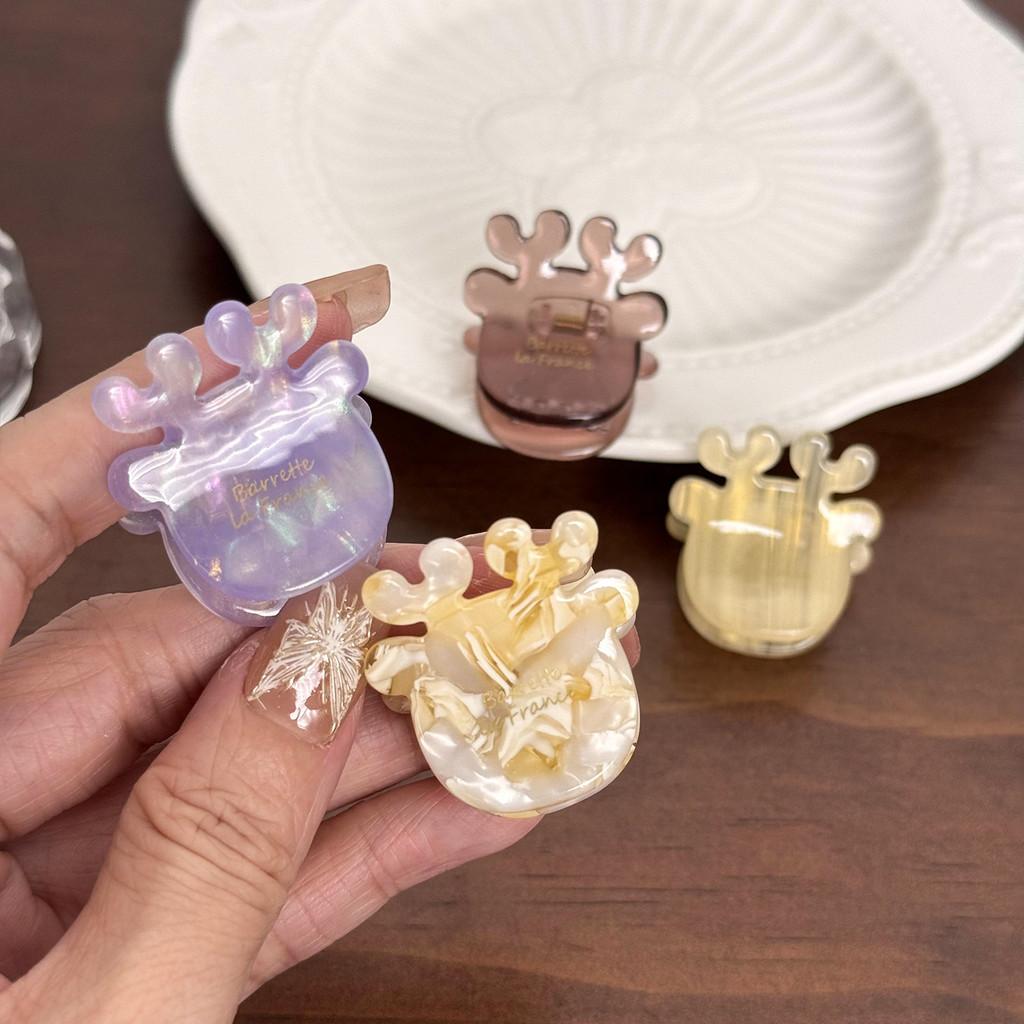 Stylish Acetate Hair Claw Clip Featuring Lovely Mini Deer Design For Females