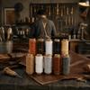 10pcs Polyester Filament Leather Sewing Thread Hand Stitch Thread  Leather Craft DIY