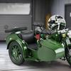 1/10 Motocykl Trójkołowy Stop Die-Cast Model Motocykla Zabawka Pojazd Kolekcja Dźwięk i Światło Terenowy Autocykl Zabawki Samochód