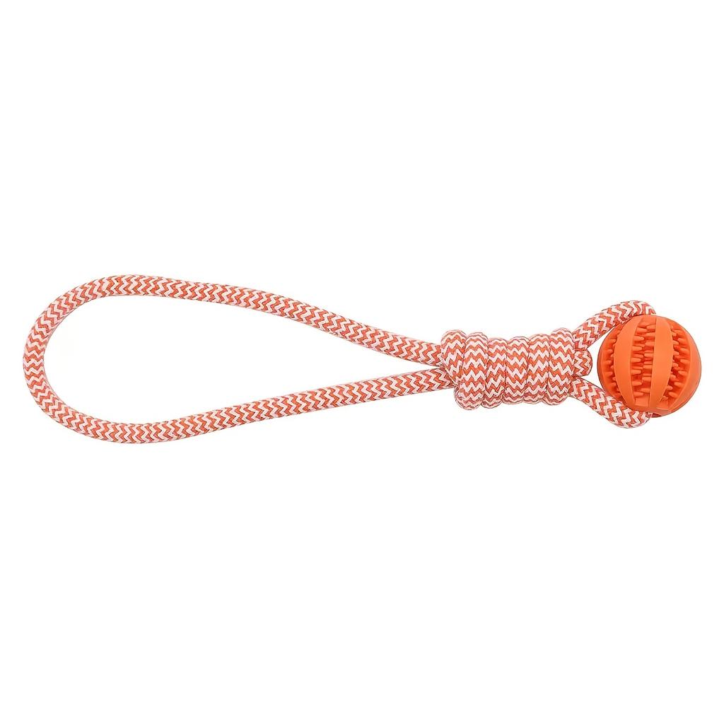 1 Piece of 37CM Woven Rope Toy with Textured Grip