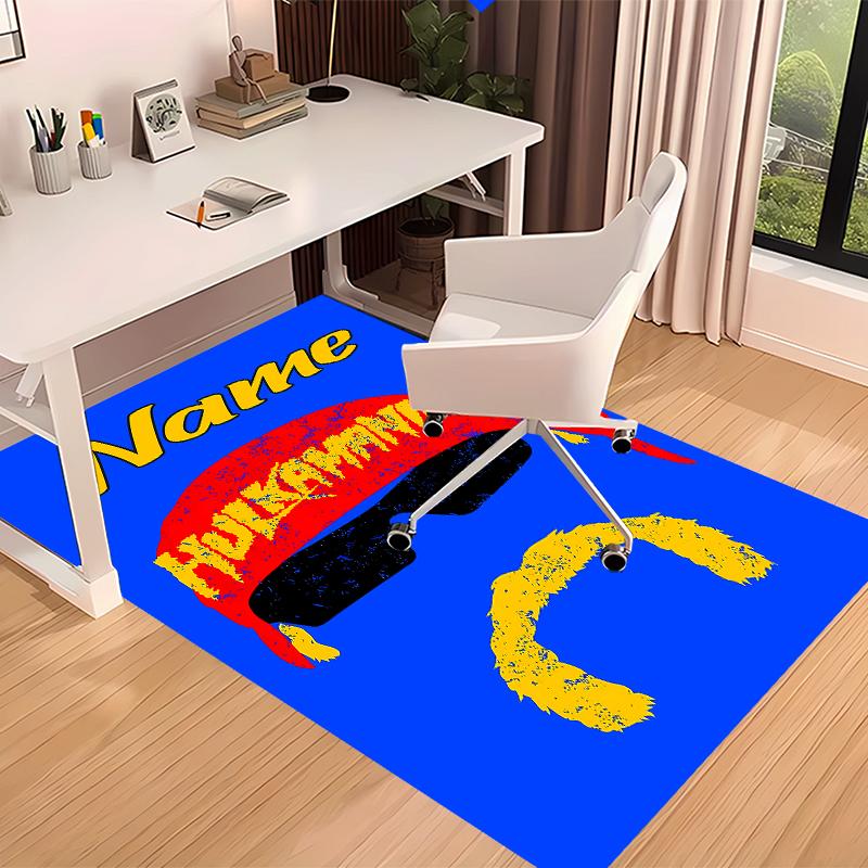 Custom personalization Hulk Hogan Print Area Rug - Soft, Washable Non-Slip Indoor Mat,Living Room,Home&Office Decorative Rug