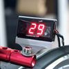Temperature Meter Water Tank Retrofit 0~120°C Monitor Red Blue Indicator Warning 12V Motorcycle Thermometer With Sensors