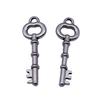 Simple Skeleton Key Charms Multi Color Alloy Pendants For Vintage Themed Jewelry