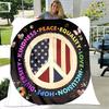 1pc American flag design blanket, al season lightweigh Poster blanket home office outdoor nap multifunc Poster blanketional blanket