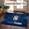 Custom Rug Canterbury-Bankstown Bulldogs Pattern Print Name Text Soft Non‑Slip Floor Carpet for Home Indoor Decoration