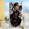 Ronaldo's Number Seven Jersey Beach Towel High Absorbency & Quick-Dry Comfortable Lightweight