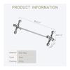 Uxcell 6Pcs Zinc Alloy Chopstick Rests, Non-slip Chopstick Holders, Knife Rests for Countertop, Chopstick Spoon Fork Knife Storage, Table Decoration,