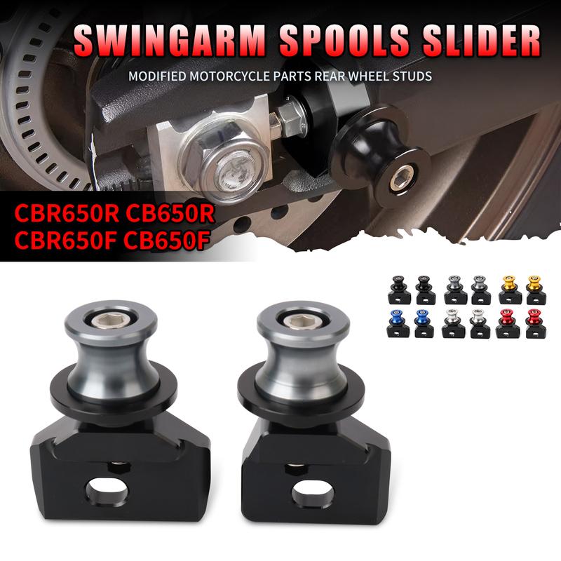 For Honda CBR650R CB650R CBR650F CB650F Motorcycle Chain Adjustment Frame Swingarm Spools Slider Rear Fork Axle Stand