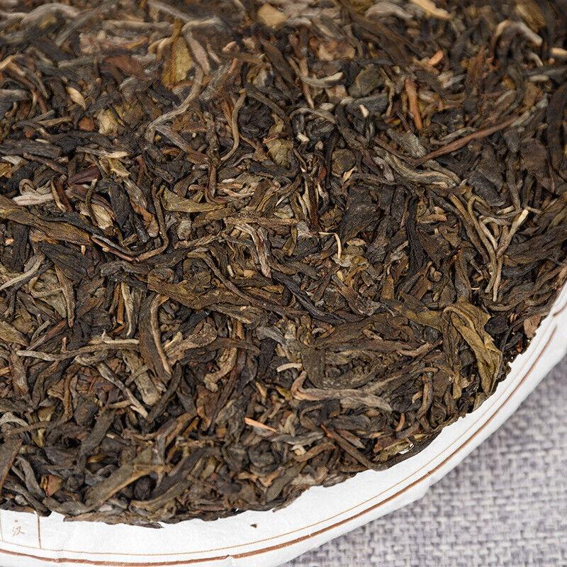 357 г Юньнань Лао Баньчжан Пуэр Сырой чай Весенний чай Чай с семью семенами для торта — фото 4