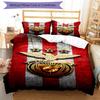 3pcs Benfica Bedding Set Duvet Cover Closure Includes 1 Duvet Cover & 2 Pillowcases, Soft and Comfortable for All Seasons.