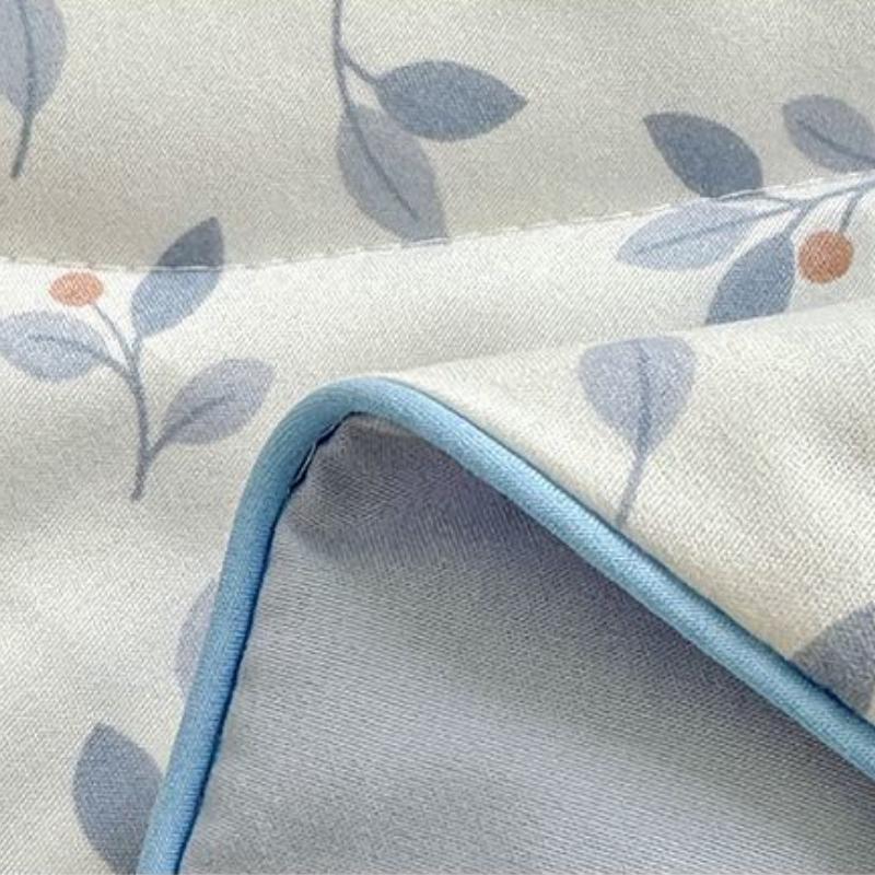 1Pcs Floral Pattern Quilt All-Season Comfort Machine Washable Polyester King Size Bedspread With Soft Liner Multipurpose Blanket