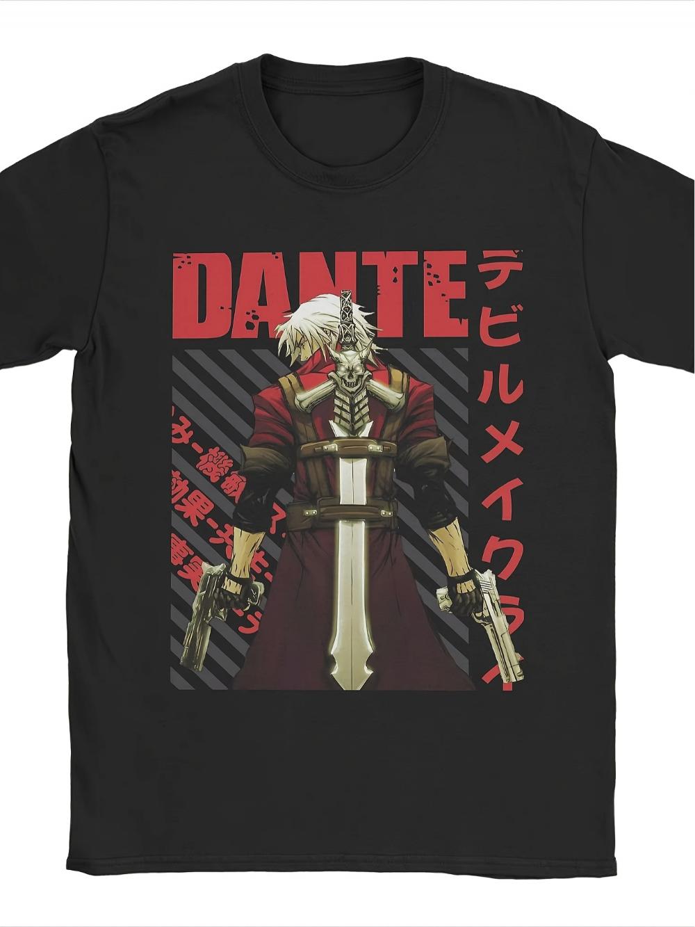 DMC Dante Game Unisexs TShirt Fashionable ShortSleeve Round Neck TShirt Pure Cotton Plus Size Clothing L